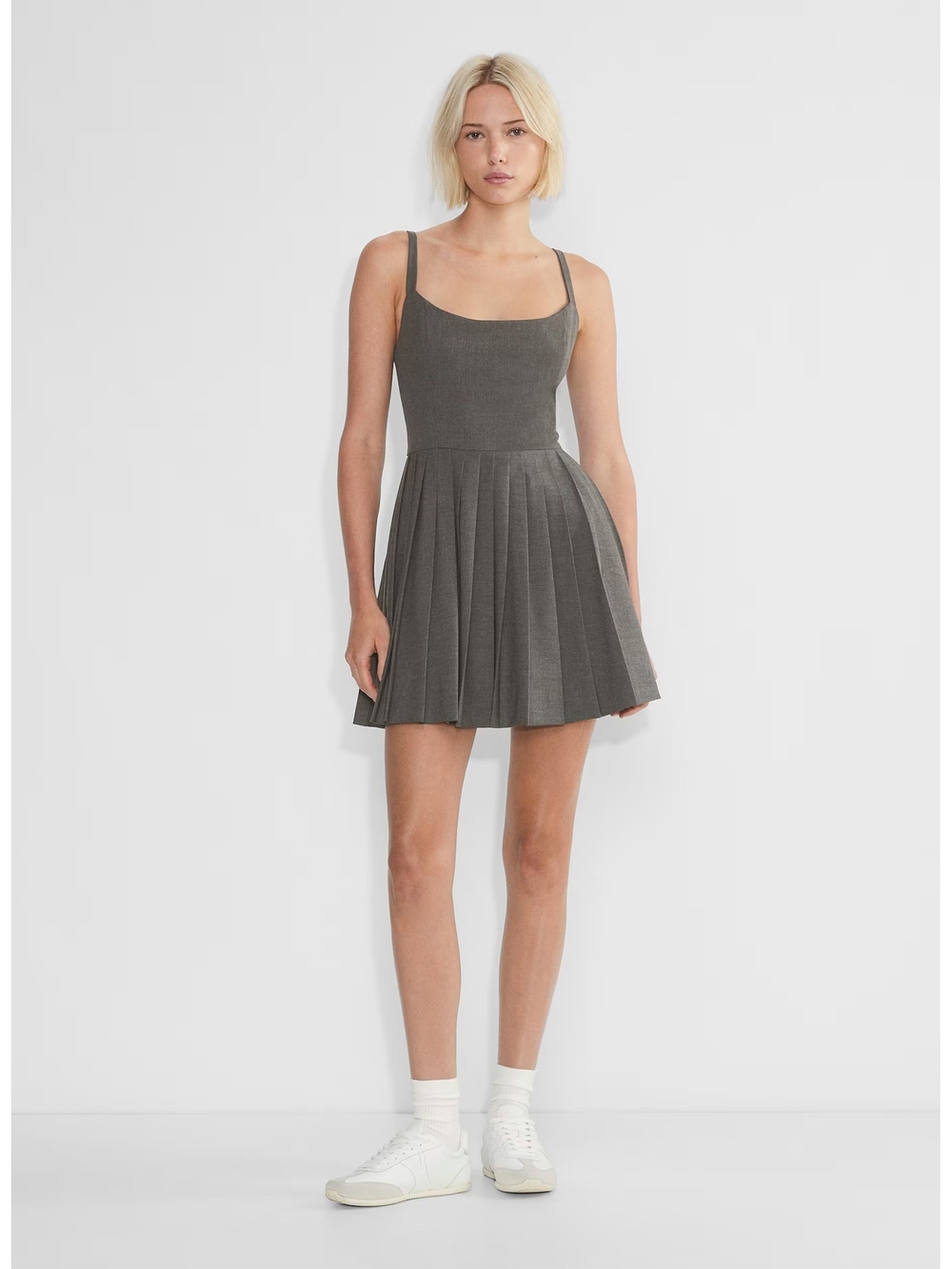 Aritzia Sunday Best Trix Dress - Heather Charcoal